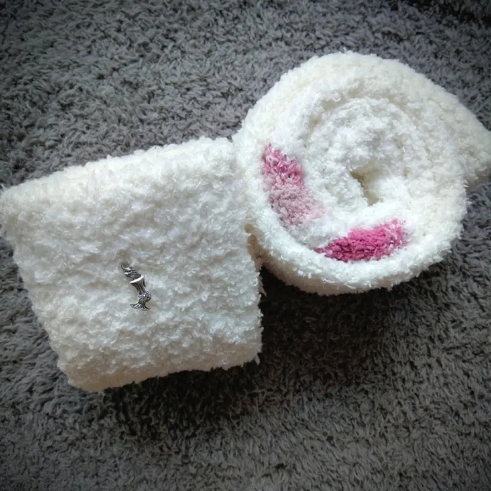 🍒NWT🍒 2 PK PLUSH WINTER THIGH HIGH CLOUD SOCKS